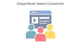 Unique Movie Visitors Colored Icon In Powerpoint Pptx Png And Editable Eps Format