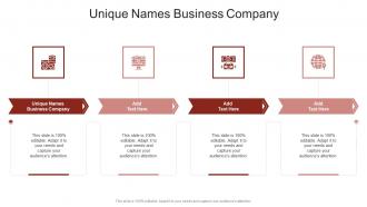 Unique Names Business Company In Powerpoint And Google Slides Cpb