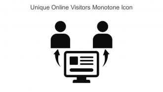 Unique Online Visitors Monotone Icon In Powerpoint Pptx Png And Editable Eps Format
