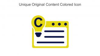 Unique Original Content Colored Icon In Powerpoint Pptx Png And Editable Eps Format