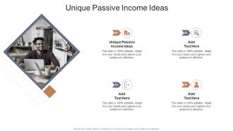 Unique Passive Income Ideas In Powerpoint And Google Slides Cpb