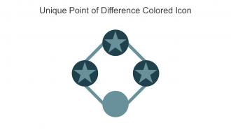 Unique Point Of Difference Colored Icon In Powerpoint Pptx Png And Editable Eps Format