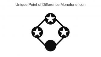 Unique Point Of Difference Monotone Icon In Powerpoint Pptx Png And Editable Eps Format