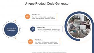 Unique Product Code Generator In Powerpoint And Google Slides Cpb