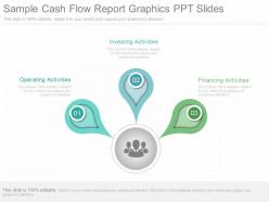 Unique sample cash flow report graphics ppt slides