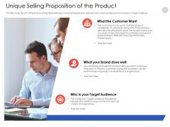 Unique Selling Proposition Of The Product N556 Powerpoint Presentation Mockup