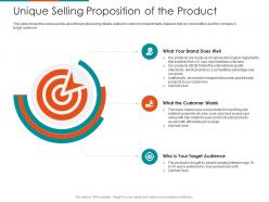 Unique selling proposition of the product raise seed financing from angel investors ppt file