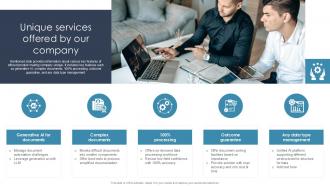 Unique Services Offered Super AI Company Profile Ppt Example PPT PowerPoint