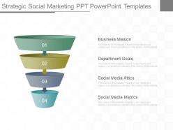 Unique strategic social marketing ppt powerpoint templates