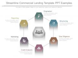 Unique Streamline Commercial Lending Template Ppt Examples