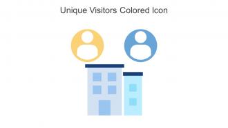 Unique Visitors Colored Icon In Powerpoint Pptx Png And Editable Eps Format
