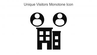 Unique Visitors Monotone Icon In Powerpoint Pptx Png And Editable Eps Format