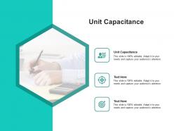 Unit capacitance ppt powerpoint presentation styles graphics example cpb
