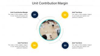 Unit Contribution Margin In Powerpoint And Google Slides Cpb