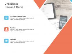 Unit elastic demand curve ppt powerpoint presentation icon slideshow cpb
