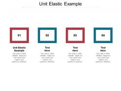 Unit elastic example ppt powerpoint presentation layouts portrait cpb