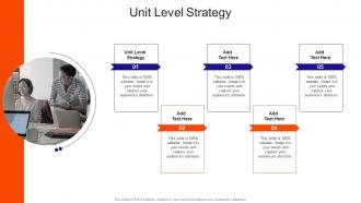 Unit Level Strategy In Powerpoint And Google Slides Cpb
