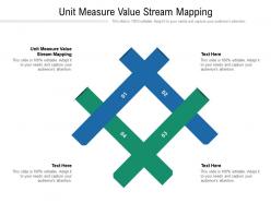 Unit measure value stream mapping ppt powerpoint presentation outline microsoft cpb