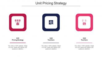 Unit Pricing Strategy Ppt Powerpoint Presentation Styles Graphics Download Cpb