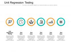 Unit regression testing ppt powerpoint presentation infographic template guidelines cpb