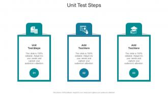 Unit Test Steps In Powerpoint And Google Slides Cpb
