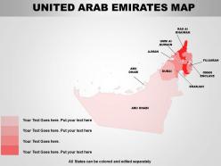 United arab emirates powerpoint maps