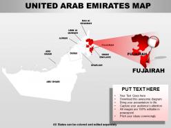 United arab emirates powerpoint maps