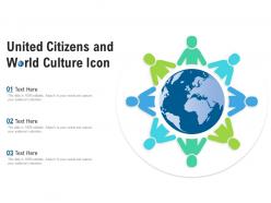 United citizens and world culture icon