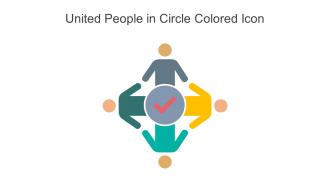 United People In Circle Colored Icon In Powerpoint Pptx Png And Editable Eps Format