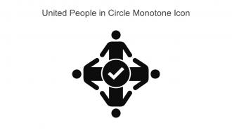 United People In Circle Monotone Icon In Powerpoint Pptx Png And Editable Eps Format