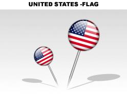 United states country powerpoint flags