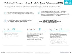 Unitedhealth group business trends for strong performance 2018