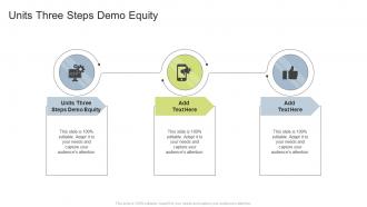 Units Three Steps Demo Equity In Powerpoint And Google Slides Cpb