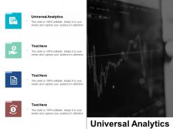 Universal analytics ppt powerpoint presentation pictures master slide cpb
