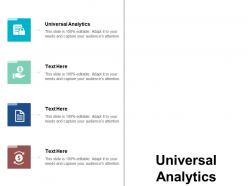 Universal analytics ppt powerpoint presentation pictures master slide cpb