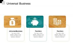 Universal business ppt slides images cpb
