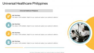 Universal Healthcare Philippines In Powerpoint And Google Slides Cpb