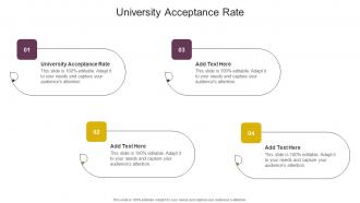 University Acceptance Rate In Powerpoint And Google Slides Cpb