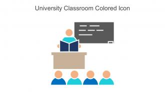 University Classroom Colored Icon In Powerpoint Pptx Png And Editable Eps Format