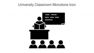 University Classroom Monotone Icon In Powerpoint Pptx Png And Editable Eps Format
