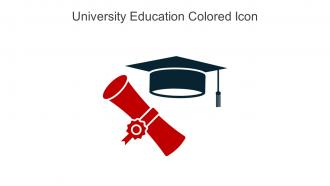 University Education Colored Icon In Powerpoint Pptx Png And Editable Eps Format