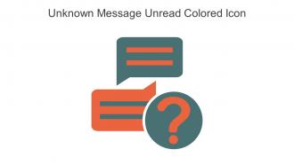 Unknown Message Unread Colored Icon In Powerpoint Pptx Png And Editable Eps Format