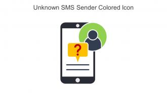 Unknown SMS Sender Colored Icon In Powerpoint Pptx Png And Editable Eps Format