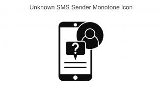 Unknown SMS Sender Monotone Icon In Powerpoint Pptx Png And Editable Eps Format