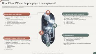 Unleash Power Of ChatGPT Game Changer For Project Management ChatGPT CD Impactful Pre-designed