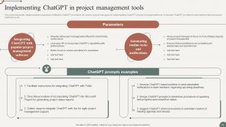 Unleash Power Of ChatGPT Game Changer For Project Management ChatGPT CD Captivating Pre-designed