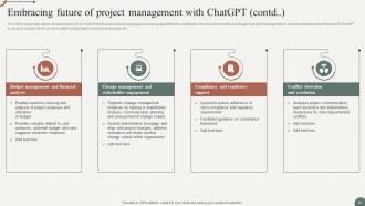 Unleash Power Of ChatGPT Game Changer For Project Management ChatGPT CD Editable