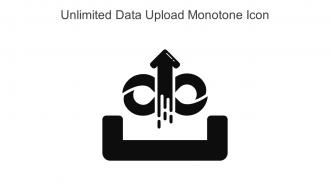 Unlimited Data Upload Monotone Icon In Powerpoint Pptx Png And Editable Eps Format