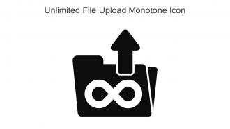 Unlimited File Upload Monotone Icon In Powerpoint Pptx Png And Editable Eps Format