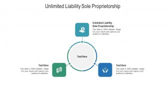 Unlimited liability sole proprietorship ppt powerpoint presentation professional cpb